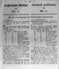 Oeffentlicher Anzeiger zu No.10 1821