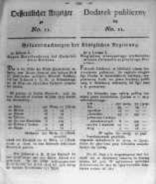 Oeffentlicher Anzeiger zu No.11 1821