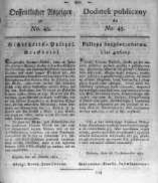 Oeffentlicher Anzeiger zu No.45 1821