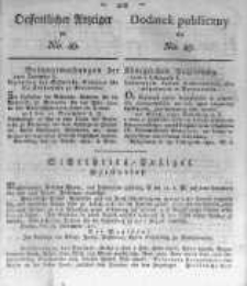 Oeffentlicher Anzeiger zu No.49 1821