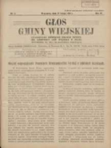 Głos Gminy Wiejskiej: czasopismo poświęcone sprawom Zrzeszenia Samopomocy Gmin Wiejskich w Polsce 1928.02.29 R.4 Nr6