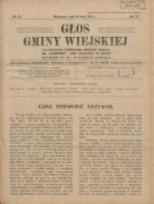 Głos Gminy Wiejskiej: czasopismo poświęcone sprawom Zrzeszenia Samopomocy Gmin Wiejskich w Polsce 1928.05.20 R.4 Nr14