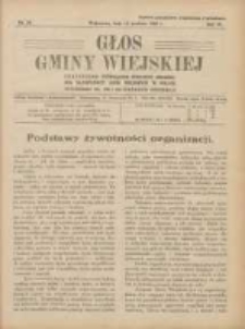 Głos Gminy Wiejskiej: czasopismo poświęcone sprawom Zrzeszenia Samopomocy Gmin Wiejskich w Polsce 1928.12.10 R.4 Nr34
