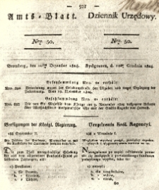 Amtsblatt der K&ouml;niglichen Preussischen Regierung zu Bromberg. 1824.12.10 No.50