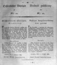 Oeffentlicher Anzeiger zum Amtsblatt No.10. der K&ouml;nigl. Preuss. Regierung zu Bromberg. 1824