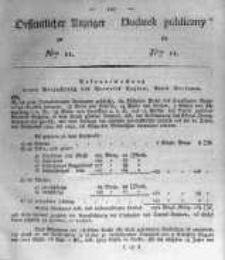 Oeffentlicher Anzeiger zum Amtsblatt No.11. der K&ouml;nigl. Preuss. Regierung zu Bromberg. 1824