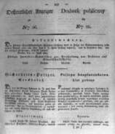 Oeffentlicher Anzeiger zum Amtsblatt No.26. der K&ouml;nigl. Preuss. Regierung zu Bromberg. 1824