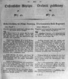 Oeffentlicher Anzeiger zum Amtsblatt No.42. der Königl. Preuss. Regierung zu Bromberg. 1824