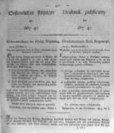 Oeffentlicher Anzeiger zum Amtsblatt No.47. der K&ouml;nigl. Preuss. Regierung zu Bromberg. 1824