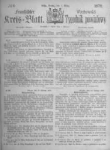 Fraust&auml;dter Kreisblatt. 1872.03.01 Nr9