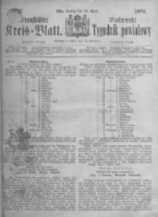 Fraust&auml;dter Kreisblatt. 1872.04.26 Nr17