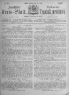 Fraust&auml;dter Kreisblatt. 1872.05.24 Nr21