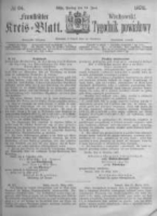 Fraustädter Kreisblatt. 1872.06.14 Nr24