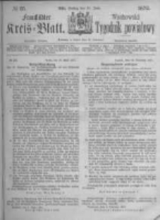 Fraust&auml;dter Kreisblatt. 1872.06.21 Nr25