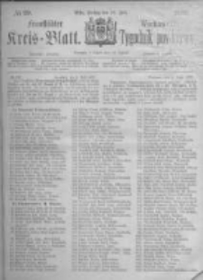 Fraust&auml;dter Kreisblatt. 1872.07.19 Nr29