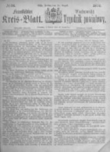 Fraust&auml;dter Kreisblatt. 1872.08.23 Nr34