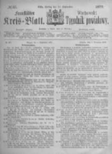 Fraust&auml;dter Kreisblatt. 1872.09.13 Nr37