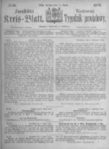 Fraust&auml;dter Kreisblatt. 1873.04.11 Nr15