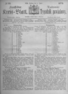 Fraust&auml;dter Kreisblatt. 1873.06.06 Nr23