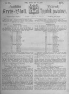 Fraust&auml;dter Kreisblatt. 1873.06.13 Nr24