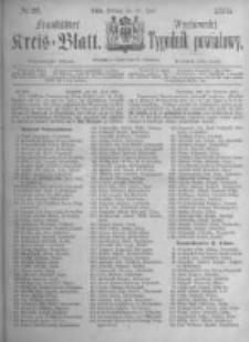 Fraust&auml;dter Kreisblatt. 1873.06.27 Nr26