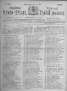 Fraust&auml;dter Kreisblatt. 1873.07.11 Nr28