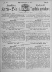 Fraust&auml;dter Kreisblatt. 1873.07.18 Nr29