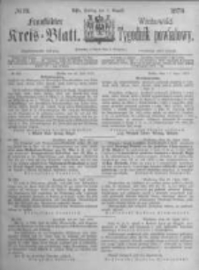 Fraust&auml;dter Kreisblatt. 1873.08.01 Nr31