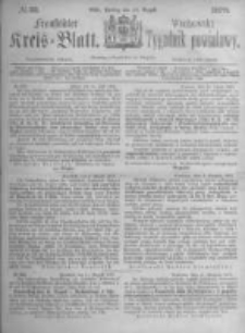 Fraust&auml;dter Kreisblatt. 1873.08.15 Nr33