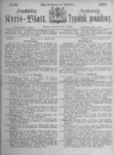 Fraust&auml;dter Kreisblatt. 1873.09.26 Nr39