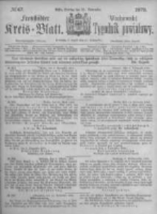 Fraust&auml;dter Kreisblatt. 1873.11.21 Nr47