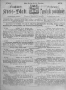 Fraust&auml;dter Kreisblatt. 1873.11.28 Nr48
