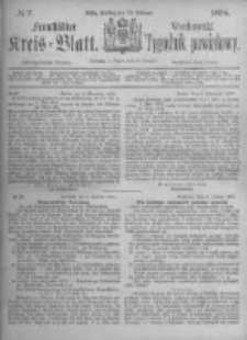 Fraust&auml;dter Kreisblatt. 1874.02.13 Nr7