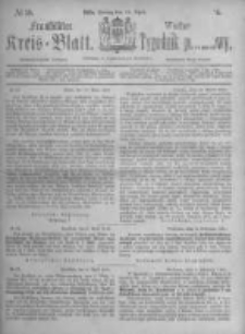 Fraust&auml;dter Kreisblatt. 1874.04.10 Nr15