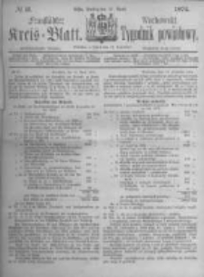 Fraustädter Kreisblatt. 1874.04.17 Nr16