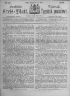 Fraust&auml;dter Kreisblatt. 1874.05.15 Nr20
