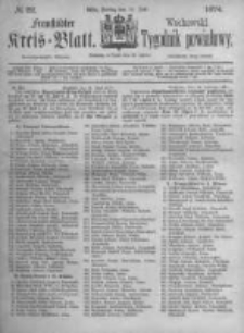 Fraustädter Kreisblatt. 1874.07.10 Nr28