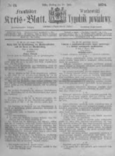 Fraust&auml;dter Kreisblatt. 1874.07.31 Nr31