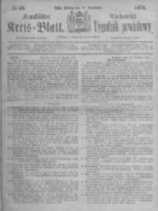 Fraust&auml;dter Kreisblatt. 1874.09.18 Nr38