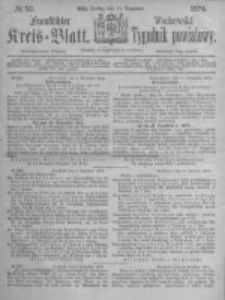 Fraust&auml;dter Kreisblatt. 1874.12.11 Nr50