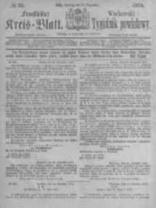 Fraust&auml;dter Kreisblatt. 1874.12.25 Nr52