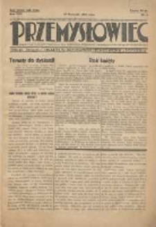 Przemysłowiec: tygodnik dla polskiego rzemiosła, przemysłu i handlu: organ Związku Towarzystw Przemysłowych 1933.01.29 R.30 Nr2