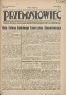 Przemysłowiec: tygodnik dla polskiego rzemiosła, przemysłu i handlu: organ Związku Towarzystw Przemysłowych 1933.07.02 R.30 Nr24