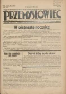 Przemysłowiec: tygodnik dla polskiego rzemiosła, przemysłu i handlu: organ Związku Towarzystw Przemysłowych 1933.11.12 R.30 Nr43