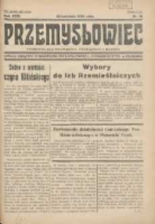 Przemysłowiec: tygodnik dla polskiego rzemiosła, przemysłu i handlu: organ Związku Towarzystw Przemysłowych 1934.04.22 R.31 Nr16