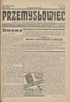 Przemysłowiec: tygodnik dla polskiego rzemiosła, przemysłu i handlu: organ Związku Towarzystw Przemysłowych 1934.07.15 R.31 Nr28