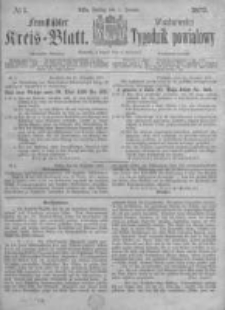 Fraustädter Kreisblatt. 1872.01.05 Nr1