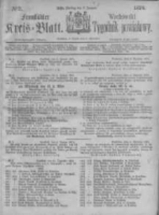 Fraust&auml;dter Kreisblatt. 1874.01.09 Nr2