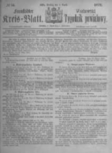 Fraust&auml;dter Kreisblatt. 1875.04.02 Nr14