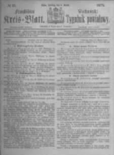 Fraust&auml;dter Kreisblatt. 1875.04.09 Nr15
